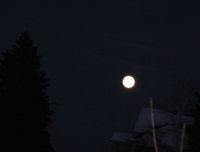 Full Cold Moon Cochrane, Ontario Canada