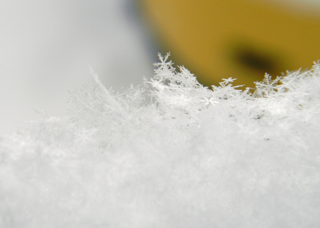 Snow flakes Timmins, Ontario Canada