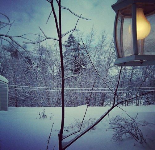 snowy days Oromocto, New Brunswick Canada
