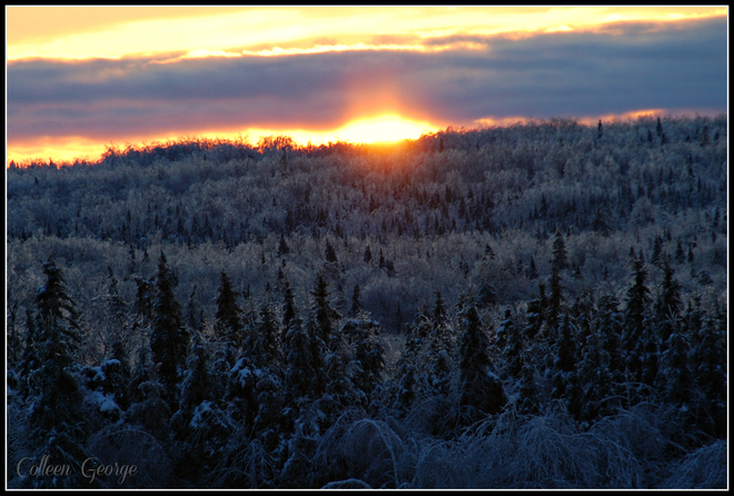 Last Sunset of 2013 Centreville, Nova Scotia Canada