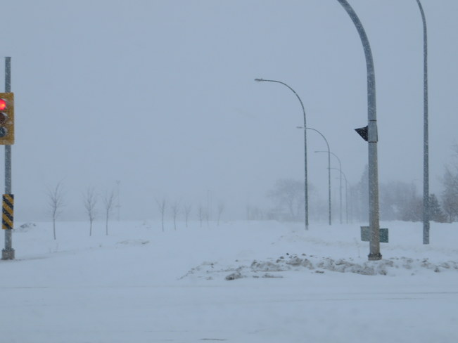 Heavy Snowfall Brandon, Manitoba Canada
