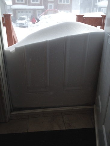 front door snow St. John's, Newfoundland and Labrador Canada
