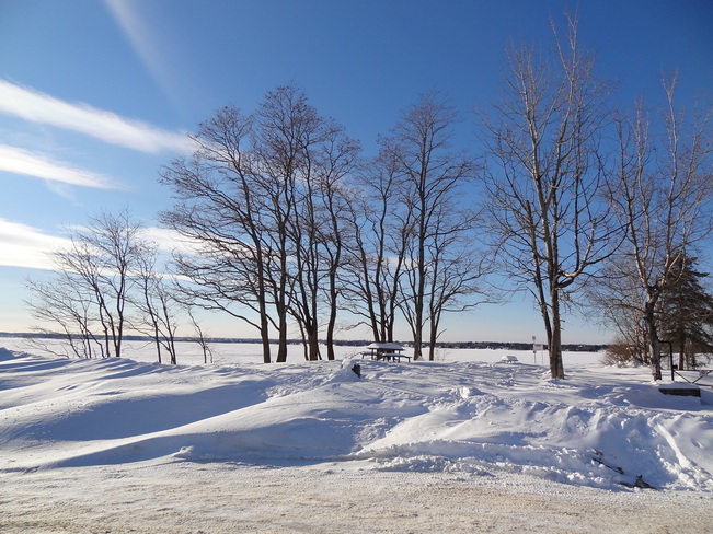 Winter scenery Bathurst, New Brunswick Canada
