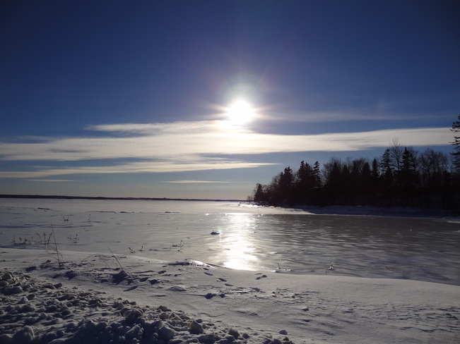 All is frozen Bathurst, New Brunswick Canada