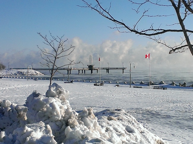 Ice Fog Burlington, Ontario Canada