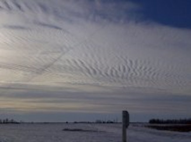 clouds Alida, Saskatchewan Canada