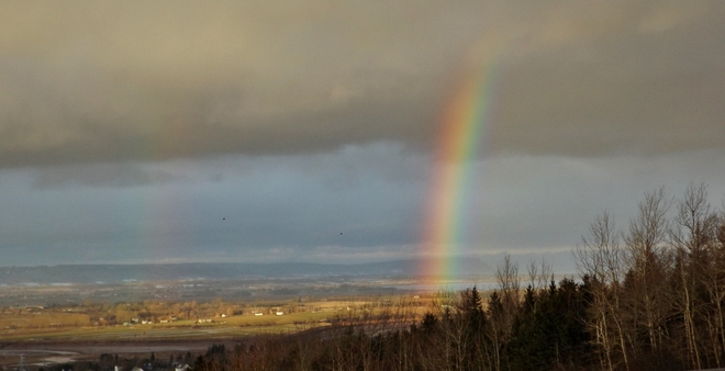 Rainbow over Blomidon Wolfville, Nova Scotia Canada