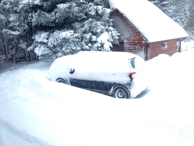 Still Snowing :-( McKellar, Ontario Canada