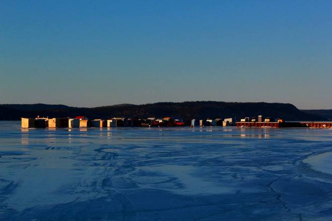Ice Fishing Rothesay, New Brunswick Canada