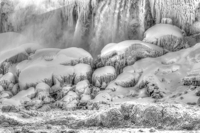 Almost Frozen Niagara Niagara Falls, Ontario Canada