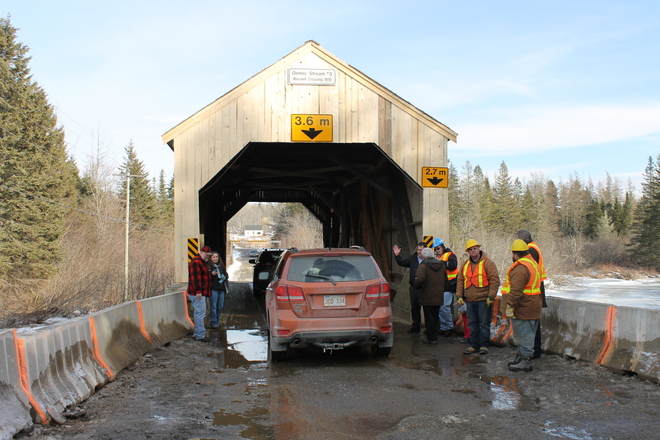 Maxwell Crossing Covered Bridge Repaired! St. Stephen, New Brunswick Canada