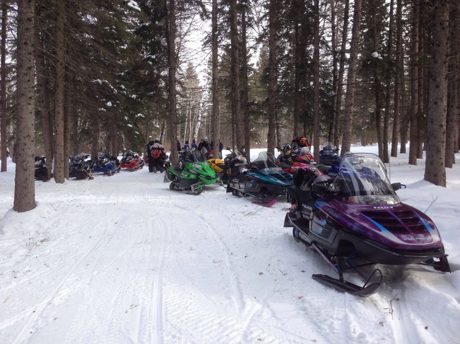 1st poker rally of the year Ste. Amélie, Manitoba Canada