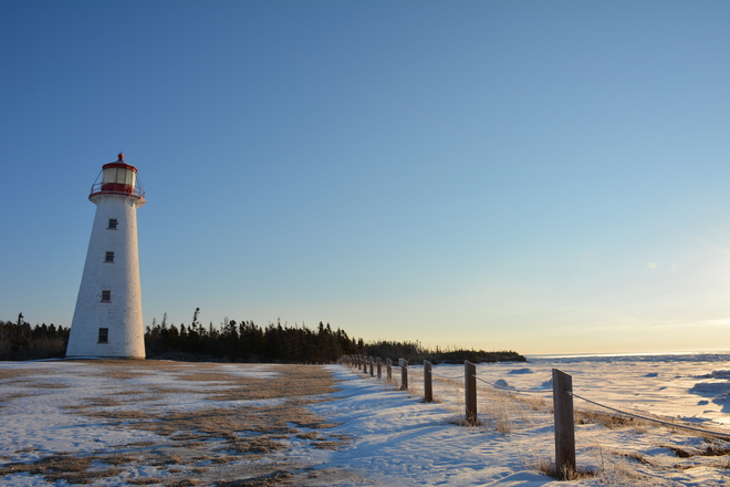 Point Prim Lighthouse Vernon Bridge, Prince Edward Island Canada