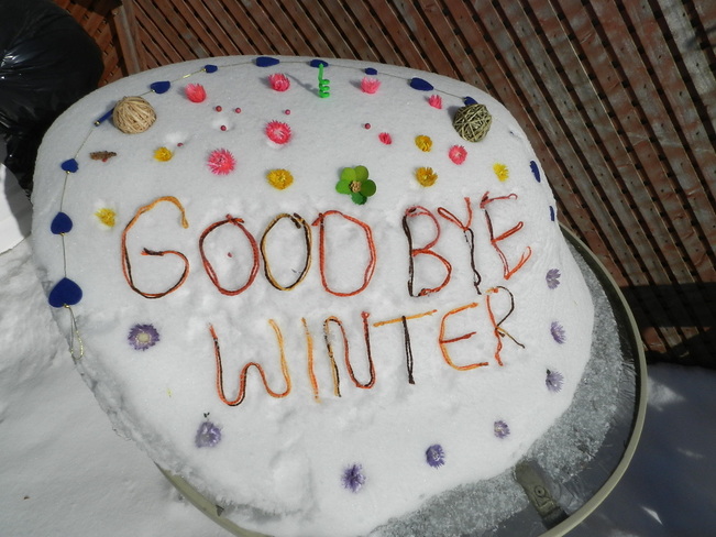 Good Bye Winter Kitchener, Ontario Canada