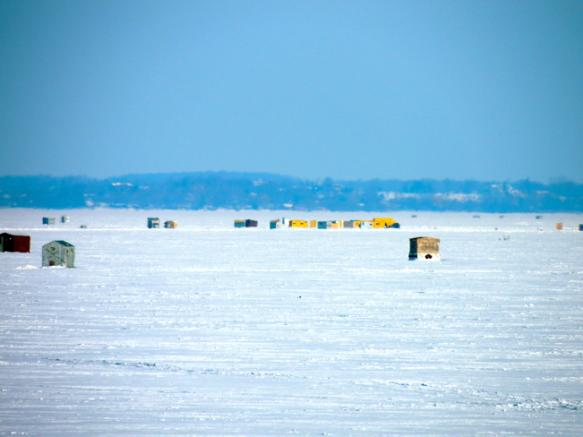 Ice Fishing Lake Scugog 4Harold F. Port Perry, Ontario Canada