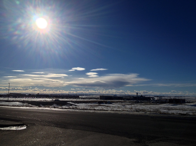 cool sunny day Calgary, Alberta Canada