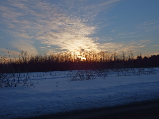 sunset Long Sault, Ontario Canada