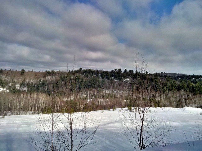 Clouds over Sherriff Creek Elliot Lake, Ontario Canada