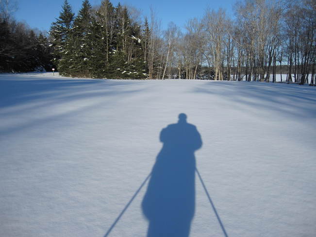 Ski Shadow Yarmouth, Nova Scotia Canada