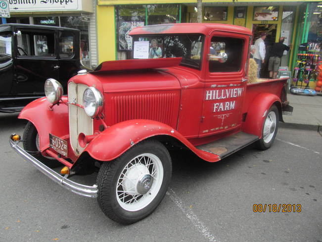 Classic car show White Rock, British Columbia Canada