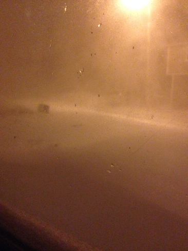 Blowing Snow Charlottetown, Prince Edward Island Canada