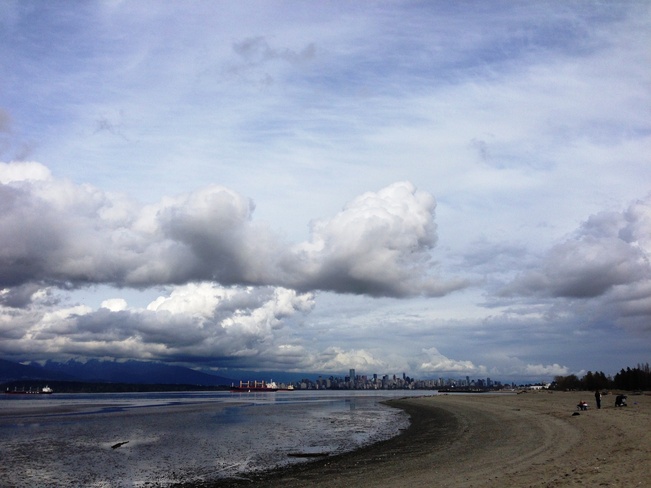 Heavy clouds over Vancouver Vancouver, British Columbia Canada