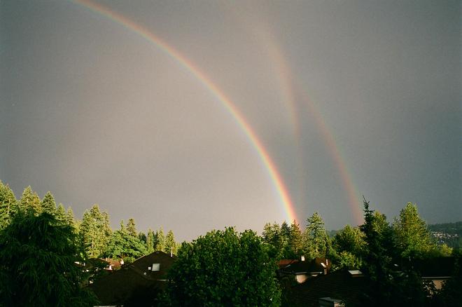 Rainbow surprise Port Moody, British Columbia Canada