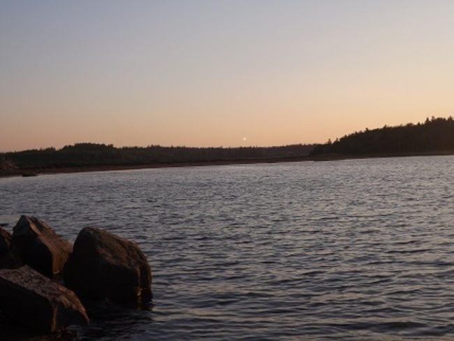sunset Amherst, Nova Scotia Canada