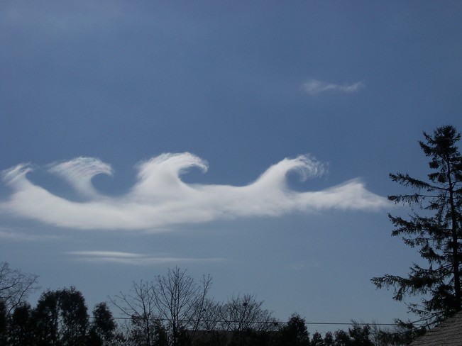 Waves in the sky Hamilton, Ontario Canada