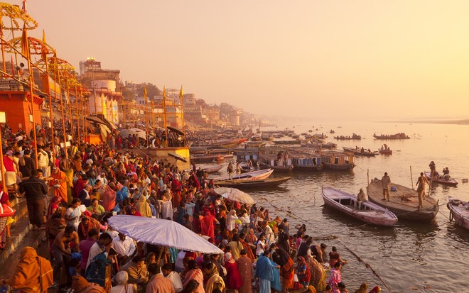 Ganga river Varanasi, Uttar Pradesh, India