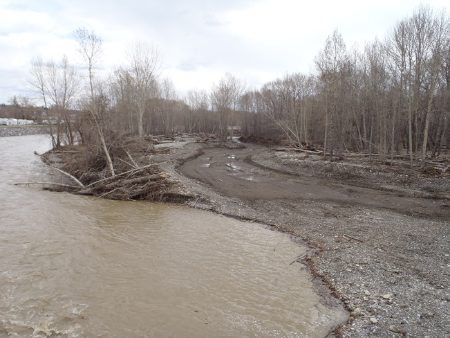 Flood Way High River, Alberta Canada
