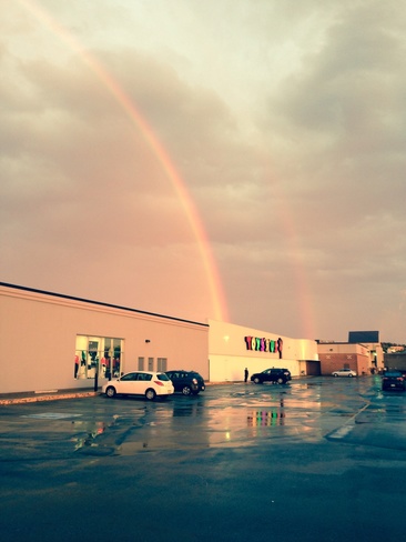 Double Rainbow in SJ, NB Saint John, New Brunswick Canada