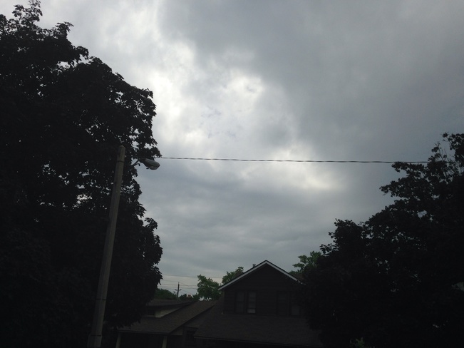 rain clouds Windsor, Ontario Canada