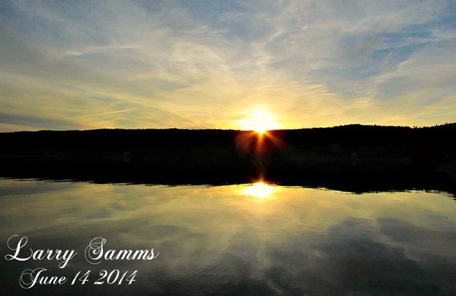 "Sun Setting" Springdale, Newfoundland and Labrador