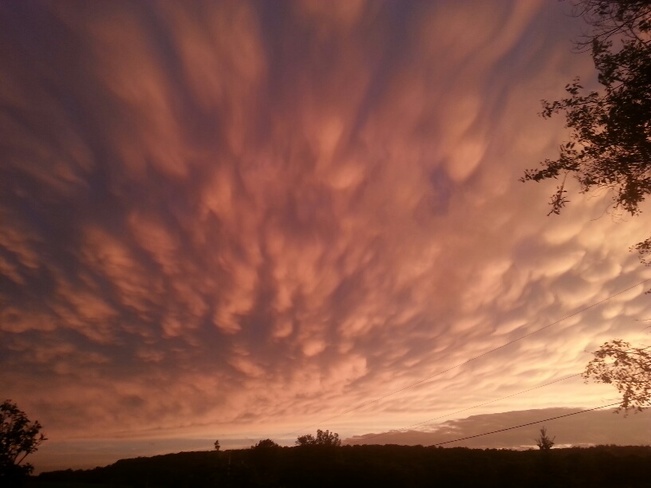 More Pics of Sunset after Storm Foxboro, Belleville, ON