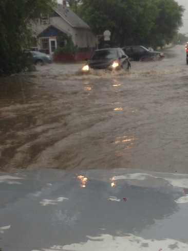 Flooded Streets Brandon, MB