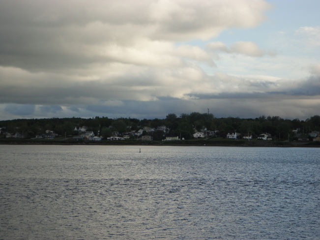 Dark Clouds up in the SKy Sydney, Nova Scotia Canada