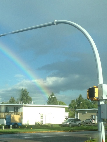 a rainbow after the rain Brooks, Alberta Canada