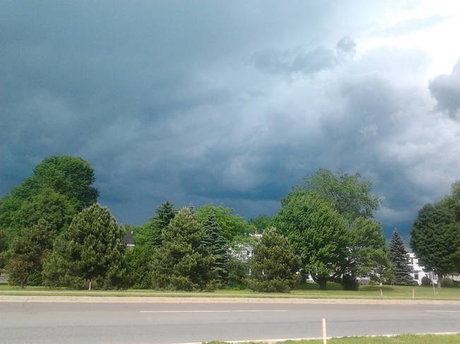 Storm is brewing here in Fredericton! Fredericton, NB