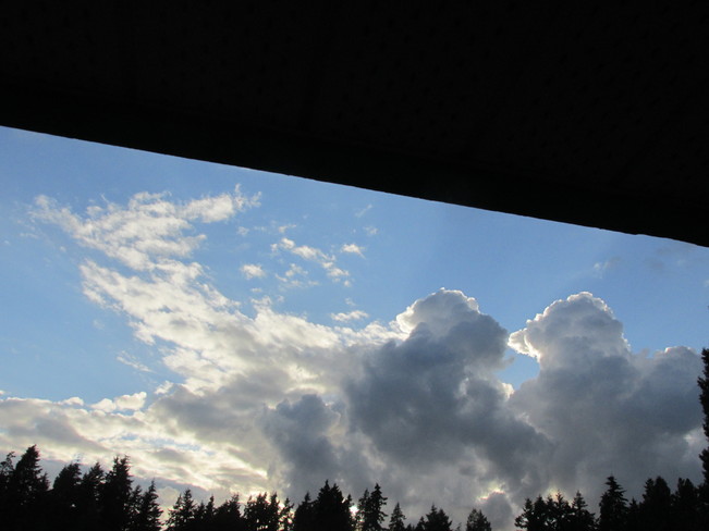 cloud formations Surrey, BC