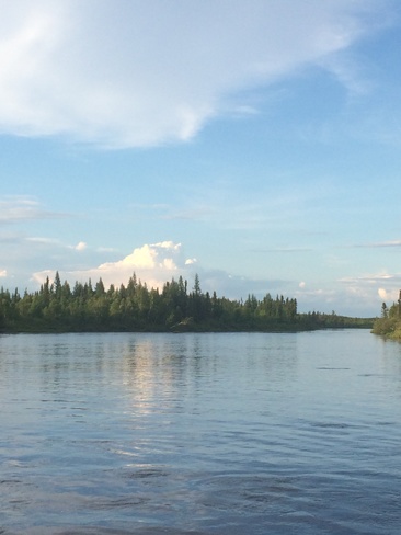 nice English River First Nation Flatstone Lake, Saskatchewan Canada