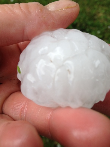 Hailstorm in Porcupine,ON Porcupine, Timmins, ON