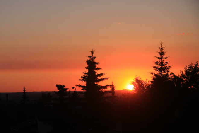 5:41 A.M Sunrise Calgary, AB