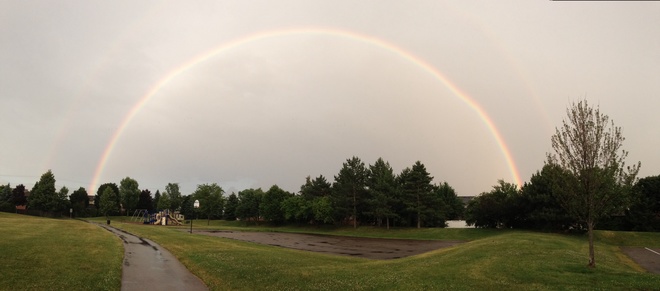 Double Rainbow Burlington, Ontario Canada
