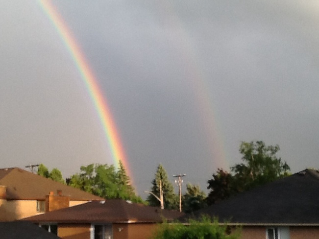 Double rainbow Hamilton, ON