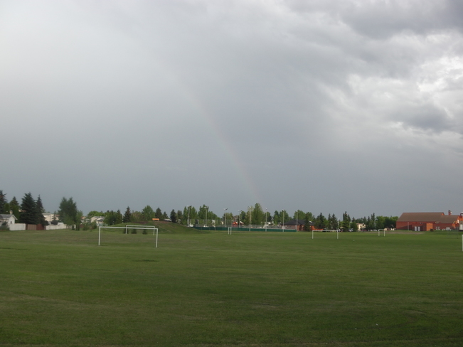 Beautiful Dim Rainbow Edmonton, Alberta Canada