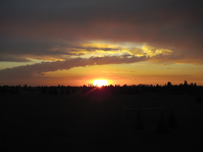 Awesome Sunset Edmonton, Alberta Canada