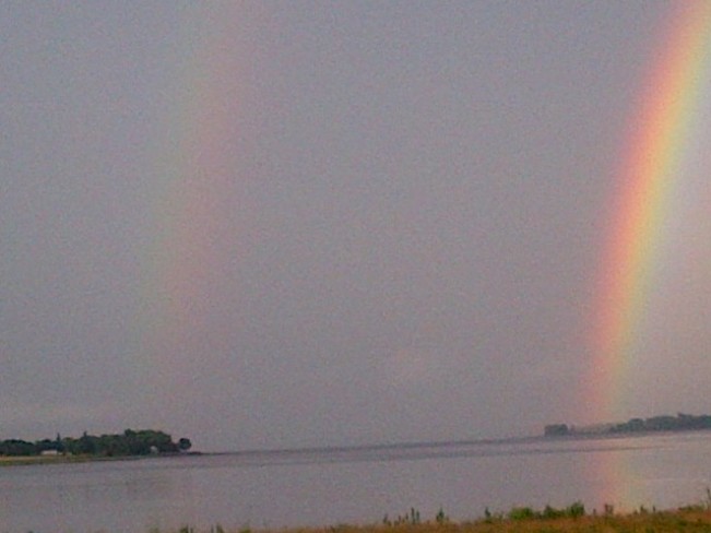 Rainbows over the West River PEI West River, Prince Edward Island