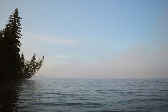 Fog Over Lake Yorkton, SK