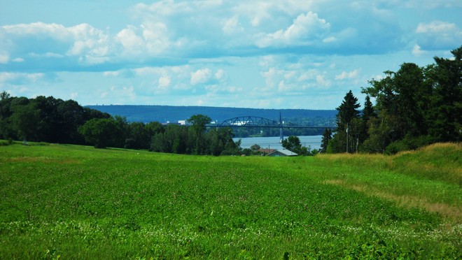 View of the bridge Fredericton, NB